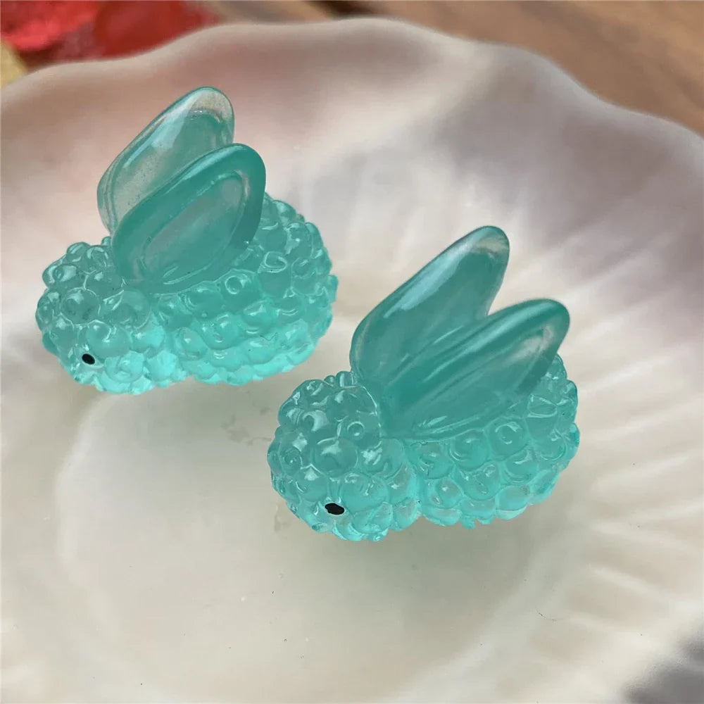 ديكور بايتس™ - تماثيل حيوانات مصغرة كاواي لتزيين المنزل وإكسسوارات رفوف الكتب