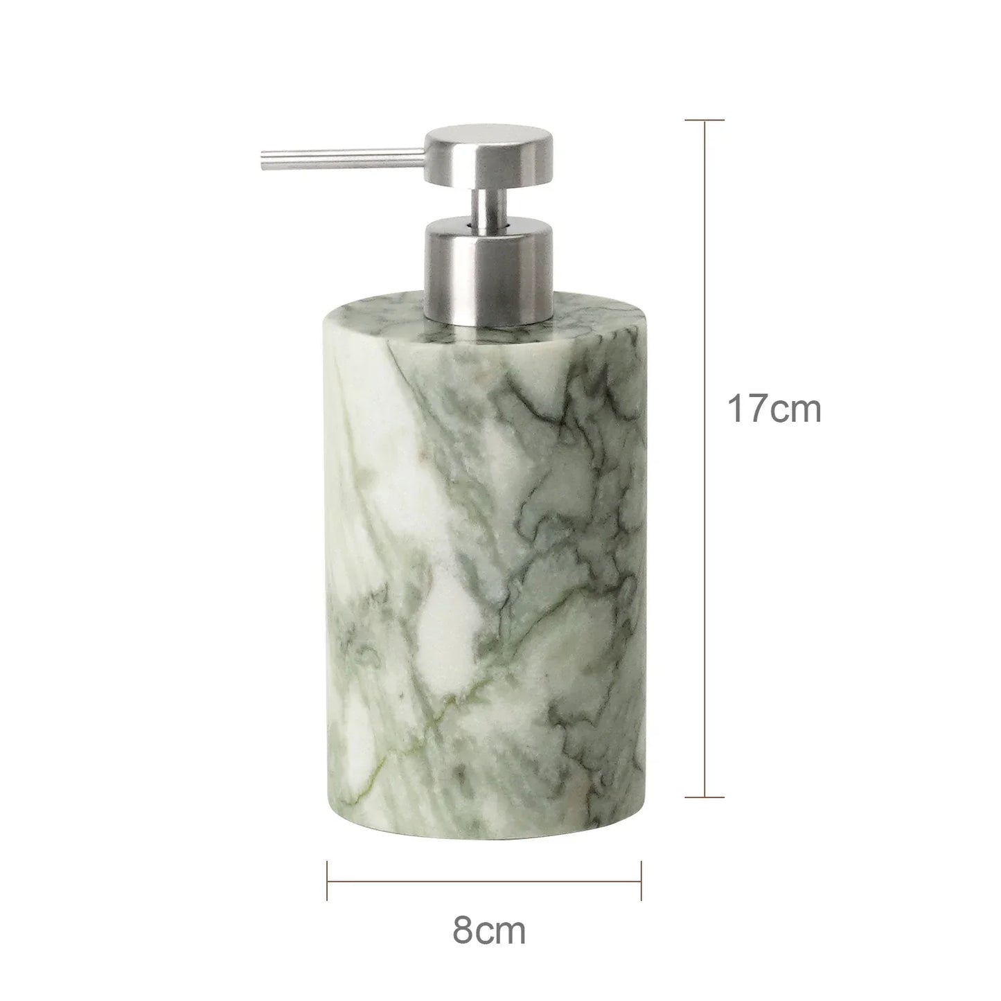 DecorBites™ Emerald Marble Bathroom Set Luxury Accessories Vanity Tray & Reed Diffuser