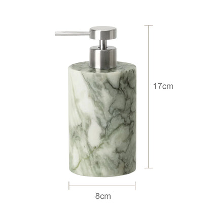 DecorBites™ Emerald Marble Bathroom Set Luxury Accessories Vanity Tray & Reed Diffuser