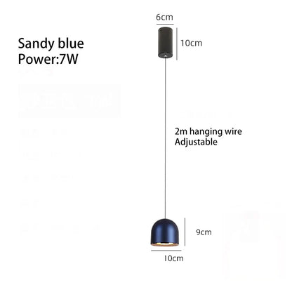 DecorBites™ COB Pendant Light: Elegant Chandelier for Dining Room and Bar Décor