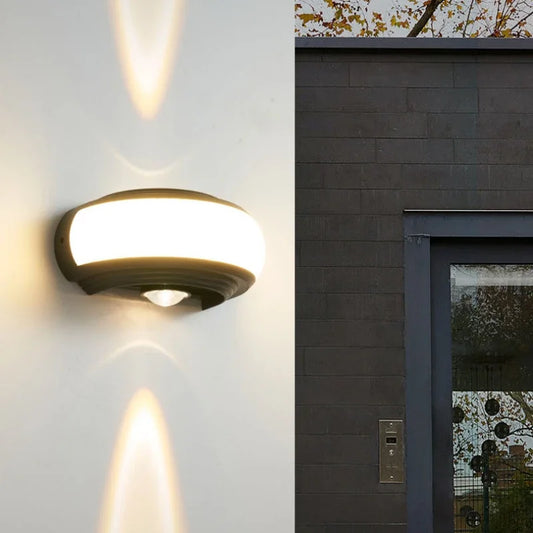 DecorBites™ LED Half-Round Wall Sconce for Staircase and Balcony Lighting
