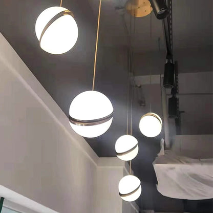 DecorBites™ LED Ball Chandelier for Dining Room Bedroom Decor - Nordic Creative Pendant Lights