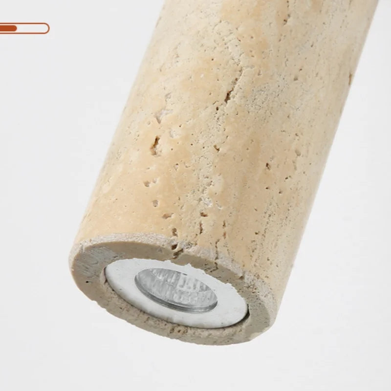 DecorBites™ مصباح حائط LED قابل للتعديل من الترافرتين الأصفر لإضاءة الدرج لديكور المنزل