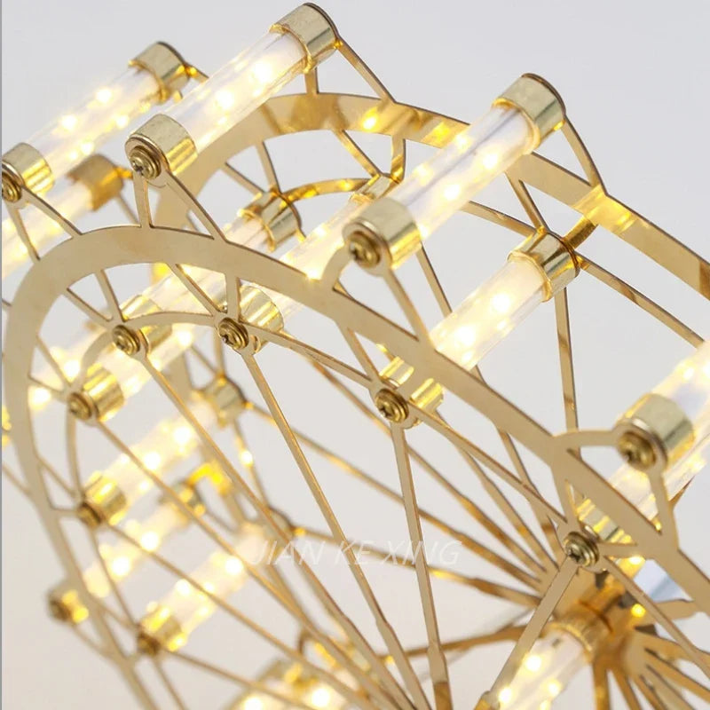 Yellow Ferris Table Lamp