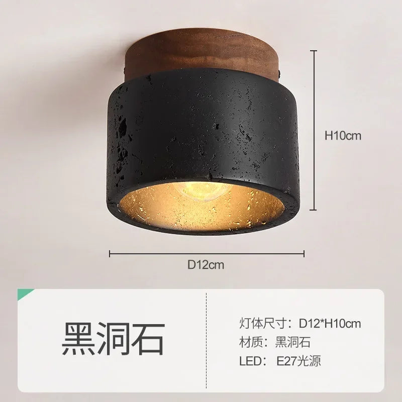 DecorBites™ Cave Stone Ceiling Chandelier for Home Decor - Northern Europe Style