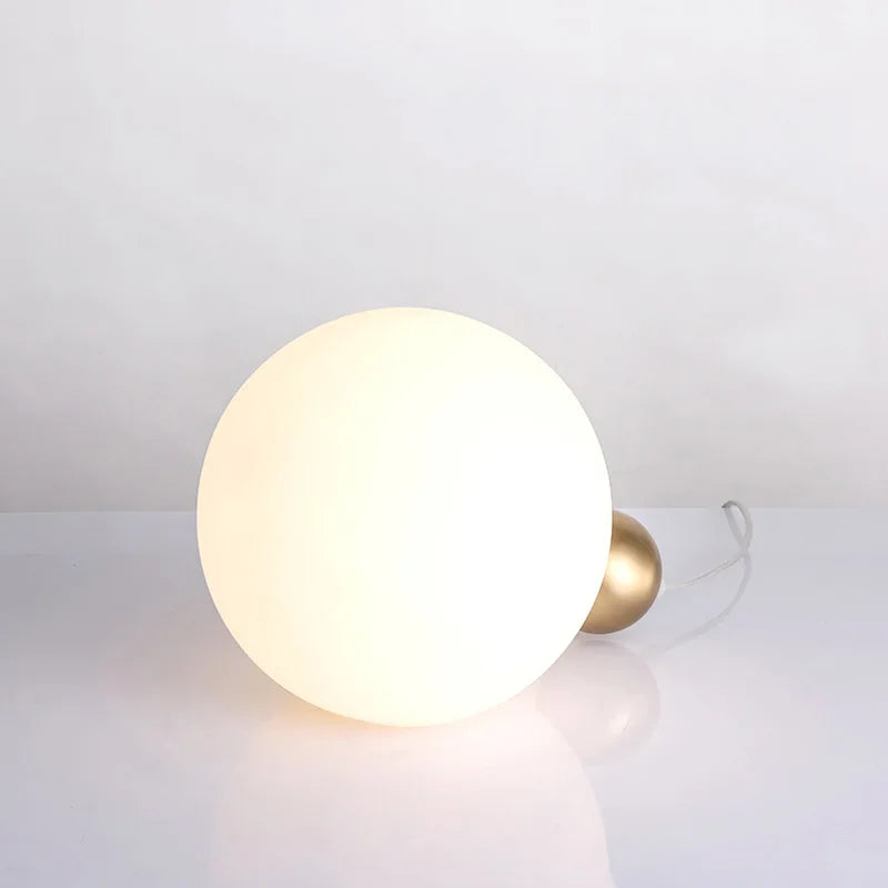 DecorBites™ Glass Desk Lamp: Sleek Nordic Design, Ideal for Bedroom, Living Room, e27