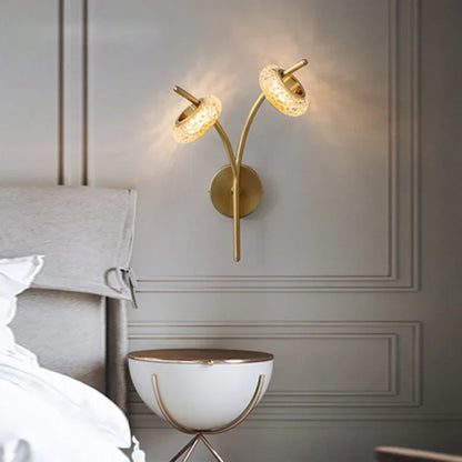 DecorBites™ Crystal Lustre LED Chandelier for Home Decor - Luxury Round Ceiling Lamp