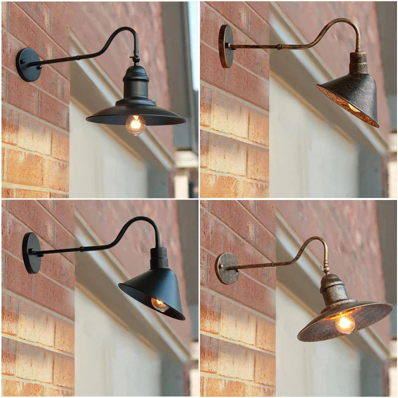 DecorBites™ Industrial Outdoor Wall Lamp for Porch Garden Light Stair Bedroom Lighting
