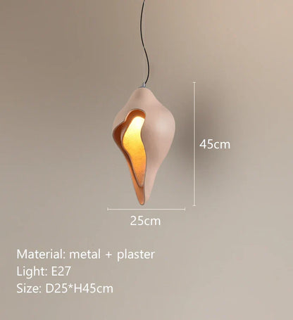 Lámpara de araña DecorBites™ Conch: Lámpara colgante de diseño creativo para restaurantes, bares y dormitorios