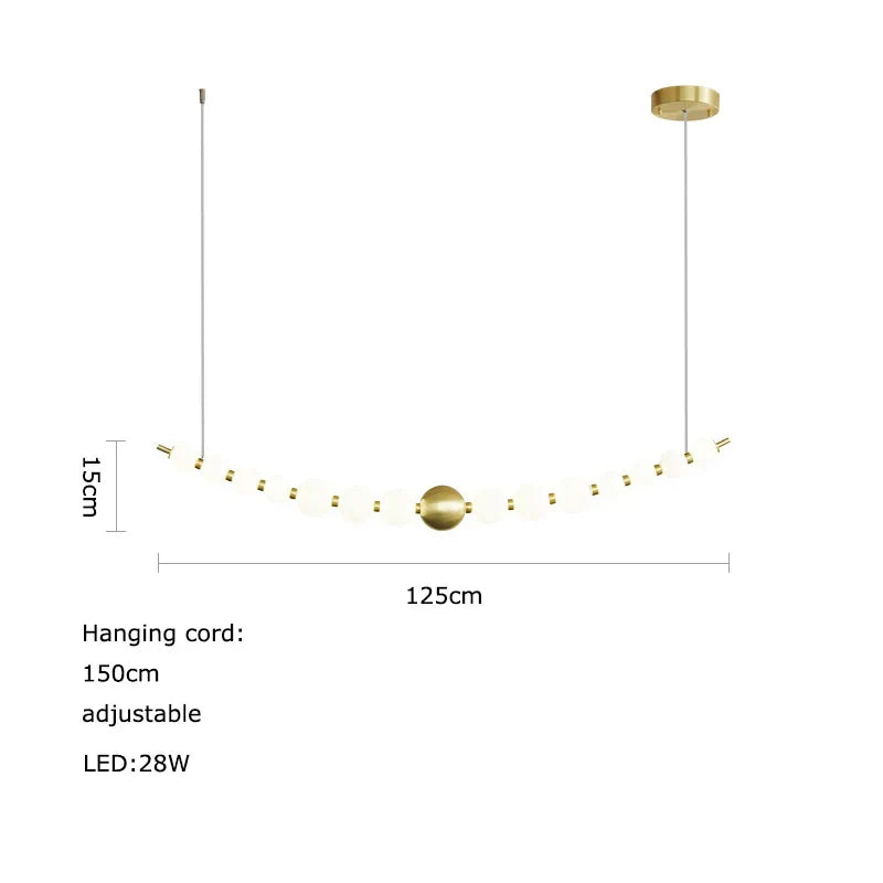 DecorBites™ LED Chandelier Necklace Lighting for Dinning Room