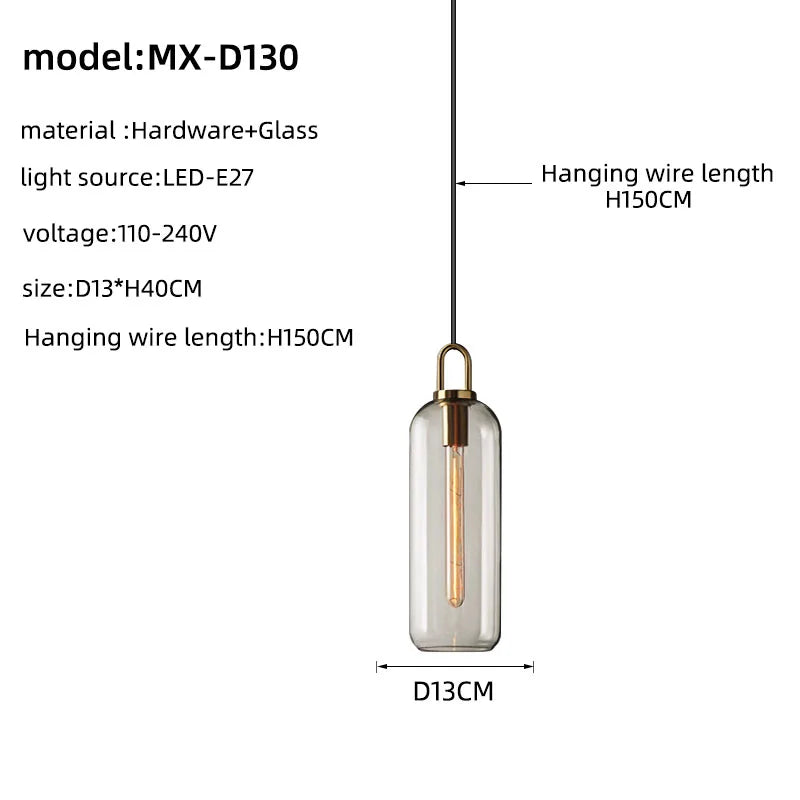 DecorBites™ Glass Staircase Chandelier: Luxury LED Large Chandelier for Living & Dining Room