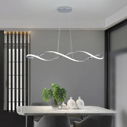 DecorBites™ LED Pendant Light: Modern Hanging Lamp for Living Dining Room Kitchen Bar Loft