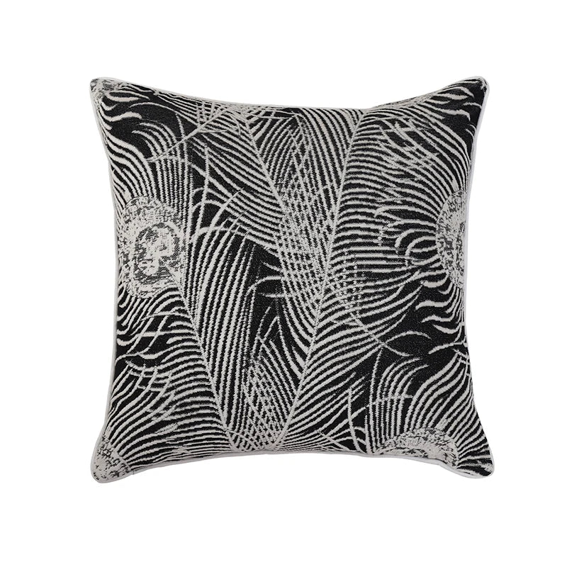 غطاء وسادة فاخر مزدوج الجوانب بتصميم هندسي من ديكوربايتس™