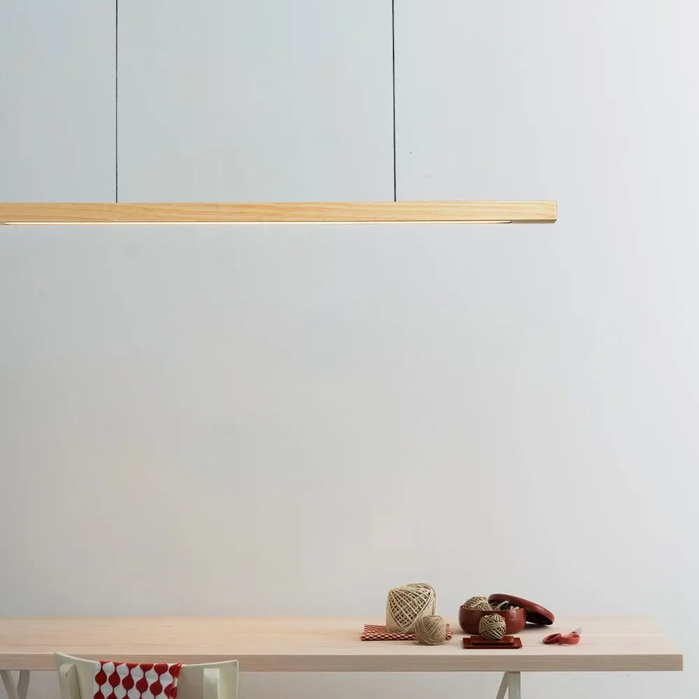 Lámparas colgantes lineales LED DecorBites™: Iluminación moderna para islas de cocina y comedores