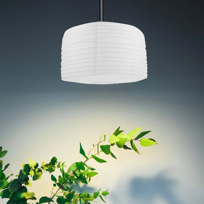 DecorBites™ Elegant Column Floor Lamp with Rice Paper Shade for Living Room