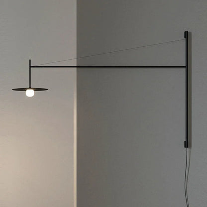DecorBites™ Black Iron LED Long Wall Lamp for Living Room, Bedroom, Corridor - Nordic Style