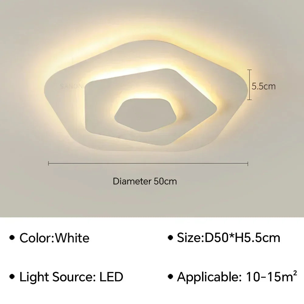 Lámpara de techo LED DecorBites™ para la decoración de la sala de estar o el dormitorio