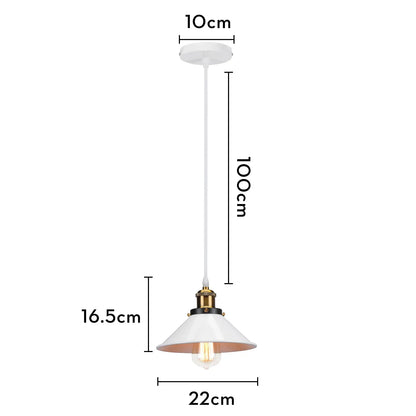 DecorBites™ Iron Pendant Light for Dining Room, Kitchen, and Bedroom