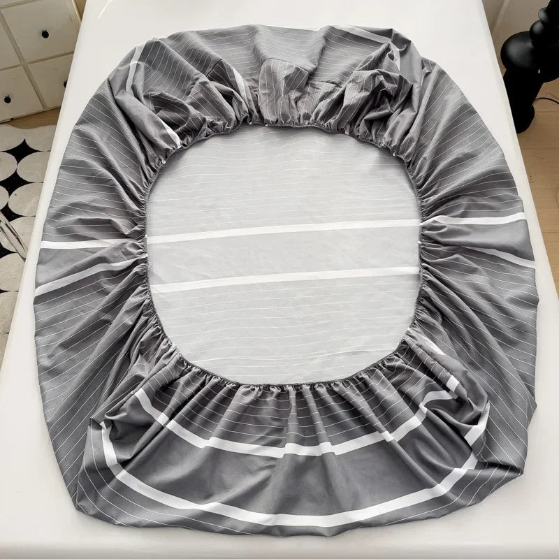 DecorBites™ Japanese Style Thick Fitted Sheet for Queen/King Bed