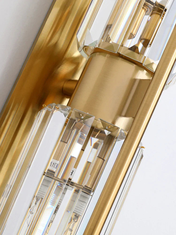 Aplique de pared de cristal DecorBites™: Aplique minimalista tipo loft para mesilla de noche o sala de estar