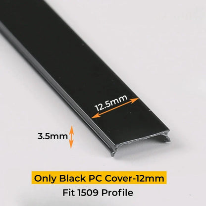 DecorBites™ LED Strip Channel Diffuser for Flexible Replaceable LED Aluminum Profile Light Cover