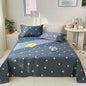 Decobites Tropical Plants Print Cotton Double Bed Sheet for Soft & Comfortable Sleep