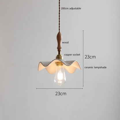 DecorBites™ Ceramic LED Pendant Lights: Elegant Home Decor for Living, Dining, and Bedroom
