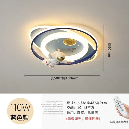 Lámpara de techo DecorBites™ Astronauta, Conejo Espacial, Cohete