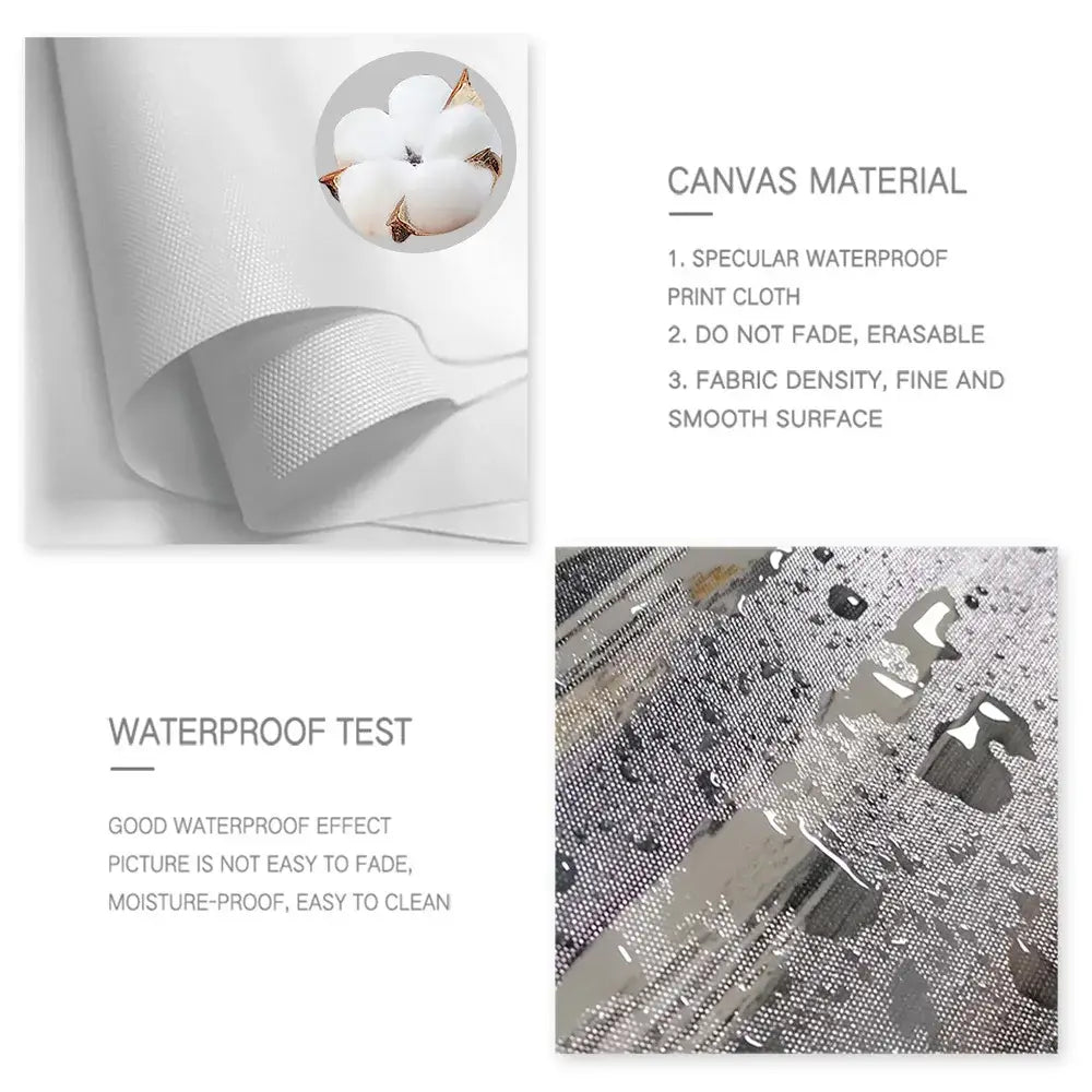 DecorBites™ Funny Animals Canvas Wall Art for Bathroom Home