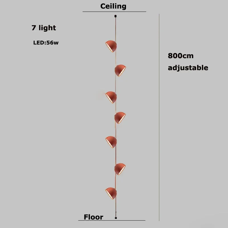 Lámpara colgante tipo candelabro LED DecorBites™ para iluminación interior regulable en la sala de estar
