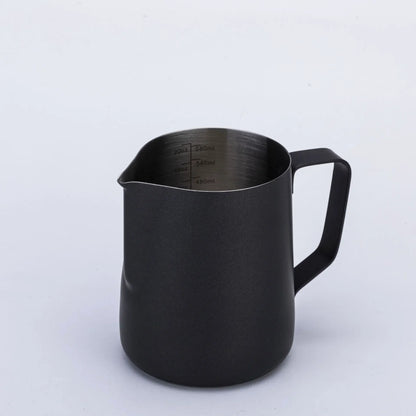 DecorBites™ Barista Stainless Steel Milk Frothing Jug Latte Art Flower Cup