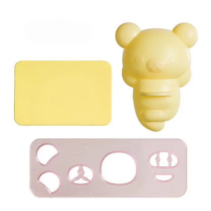 DecorBites™ Chicken Bear Rice Ball Mold Set: Kawaii Sushi Bento & Kitchen Tools