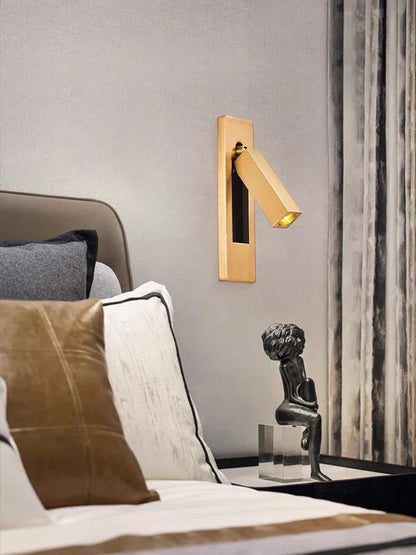 DecorBites™ LED Wall Lamp with Switch, USB Port, Rotatable - Bedroom Reading Light