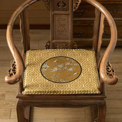 Funda de almohada lumbar DecorBites™ con diseño de grullas, pájaros y ramas, 30 x 50 cm