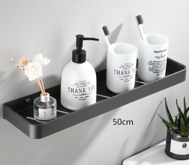 مجموعة أدوات الحمام DecorBites™: حامل مناشف، رف، حامل ورق، حامل مناشف، حامل فرشاة المرحاض