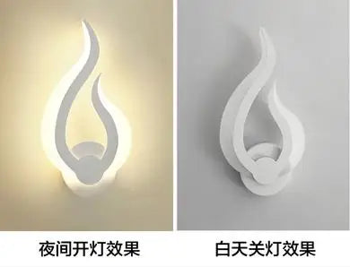 DecorBites™ Acrylic LED Wall Light Modern Creative Background Sconce for Home Living Room Bedroom