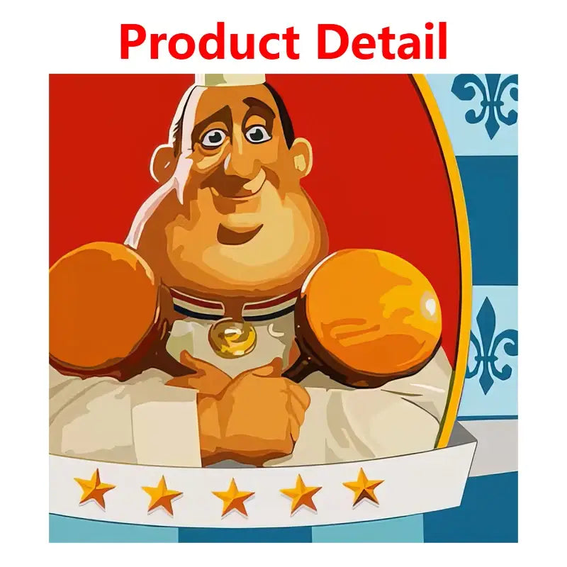 DecorBites™ Ratatouille Cartoon Art Print for Kitchen Decor