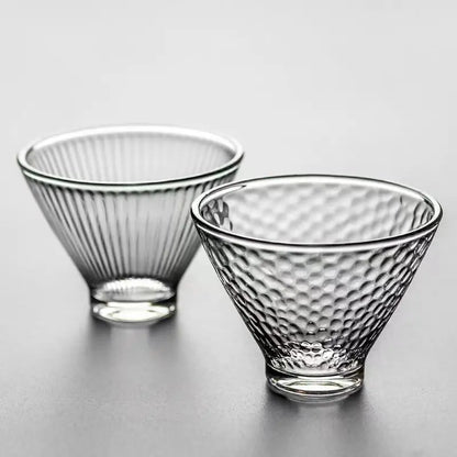 DecorBites™ Japanese Tea Cup Set of Cute Heat-resistant Glass Mugs and Teacups