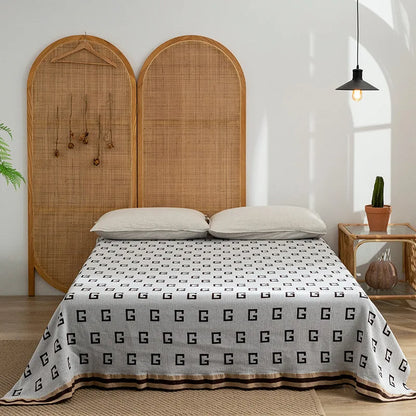 Manta de algodón de lujo DecorBites™ - Calidad superior, 200 x 230 cm / 150 x 200 cm, perfecta para el sofá o la cama