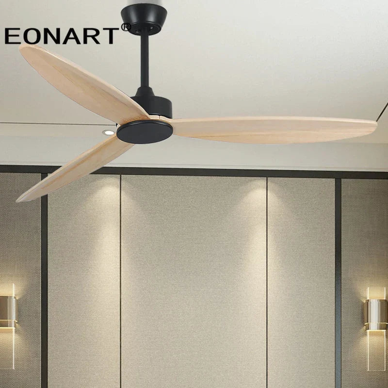 مروحة سقف ديكوربايتس™ الحديثة مقاس 60 بوصة مزودة بإضاءة LED وجهاز تحكم عن بعد