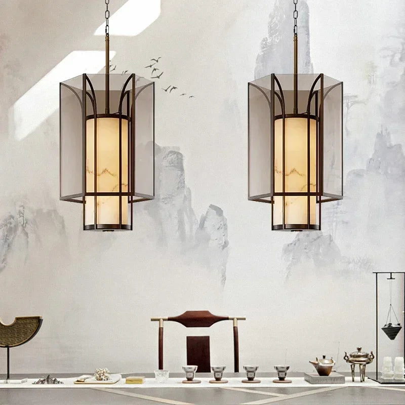 DecorBites™ Chinese Retro Chandelier for Bedroom, Tea Room, Foyer, Hallway, Restaurant