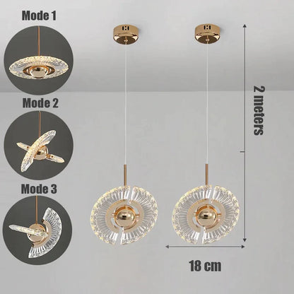 Lámpara colgante LED DecorBites™ para comedor, restaurante, bar, lámparas decorativas artísticas