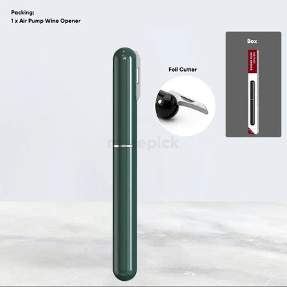 طقم مزيل الفلين وفتاحة الزجاجات من DecorBites™‎ مزود بدبوس لولبي ومضخة هواء