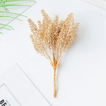 DecorBites™ Golden Wheat Ear Artificial Plants for Home Wedding Decoration