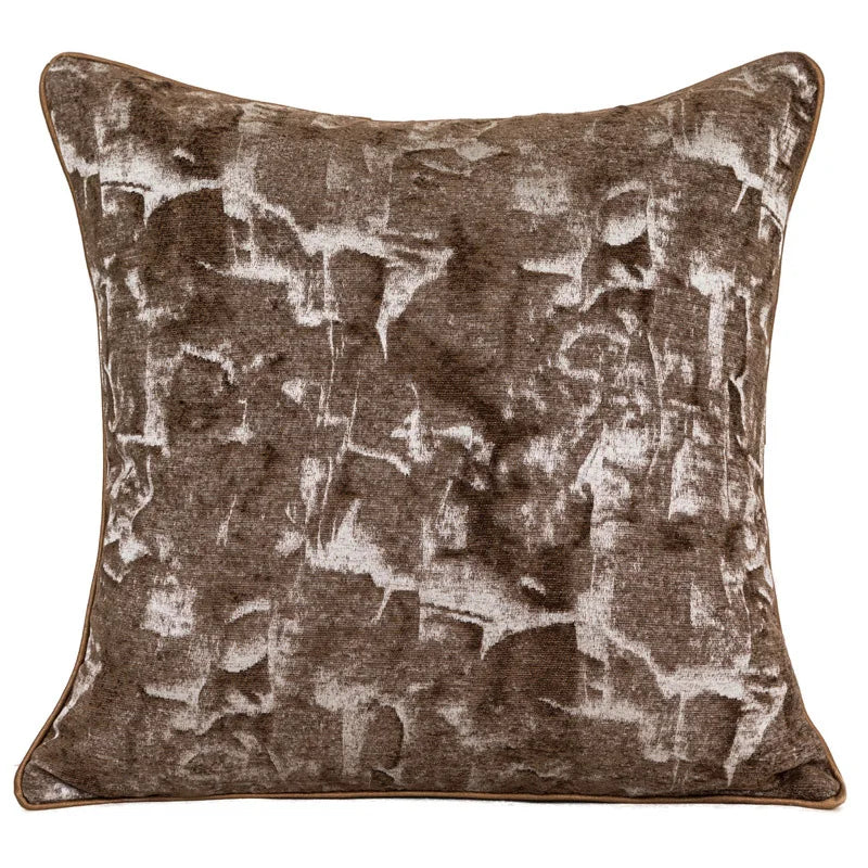 DecorBites™ Luxe Jacquard Cushion Covers - Brown Gold Coffee Color - 45x45cm