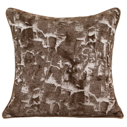DecorBites™ Luxe Jacquard Cushion Covers - Brown Gold Coffee Color - 45x45cm