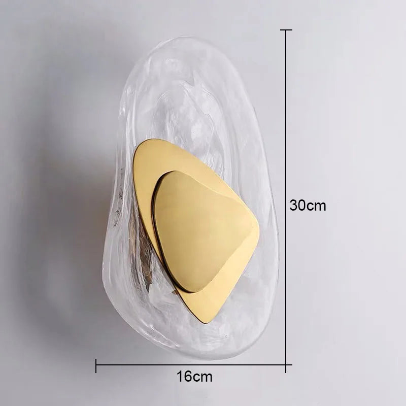 DecorBites™ Crystal Wall Lamp: Modern Luxury Bedroom Decor, Creative LED Lighting for Living Room