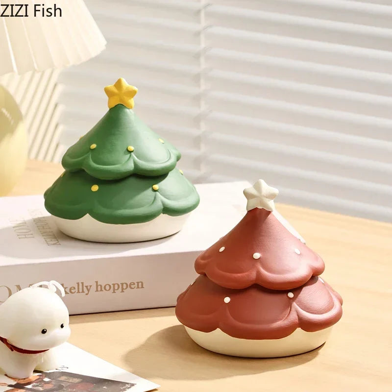 DecorBites™ Christmas Tree Ceramic Ashtray - Creative Desktop Weed Tray Gift