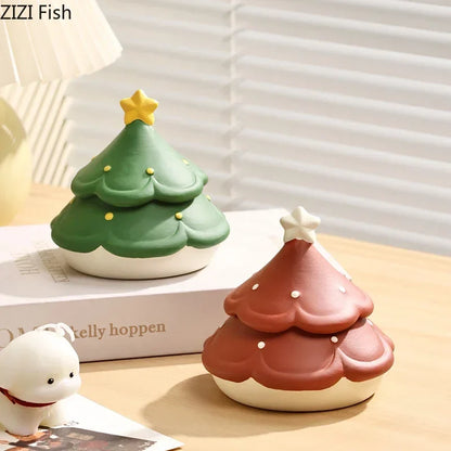 DecorBites™ Christmas Tree Ceramic Ashtray - Creative Desktop Weed Tray Gift
