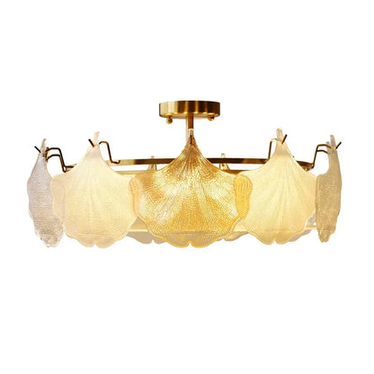 DecorBites™ Contemporary LED Chandelier for Home Decor in Modern French Design